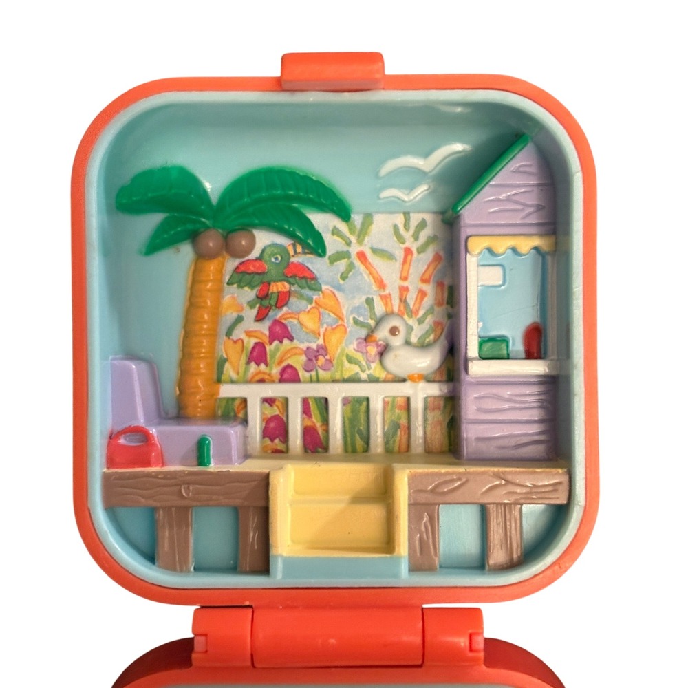 VTG Polly Pocket Little Lulu's Speedboat Ring Case‎ 1991 Bluebird Toys - Picture 3 of 8